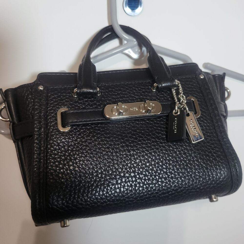 COACH handbag with #925 sterling silver accessories